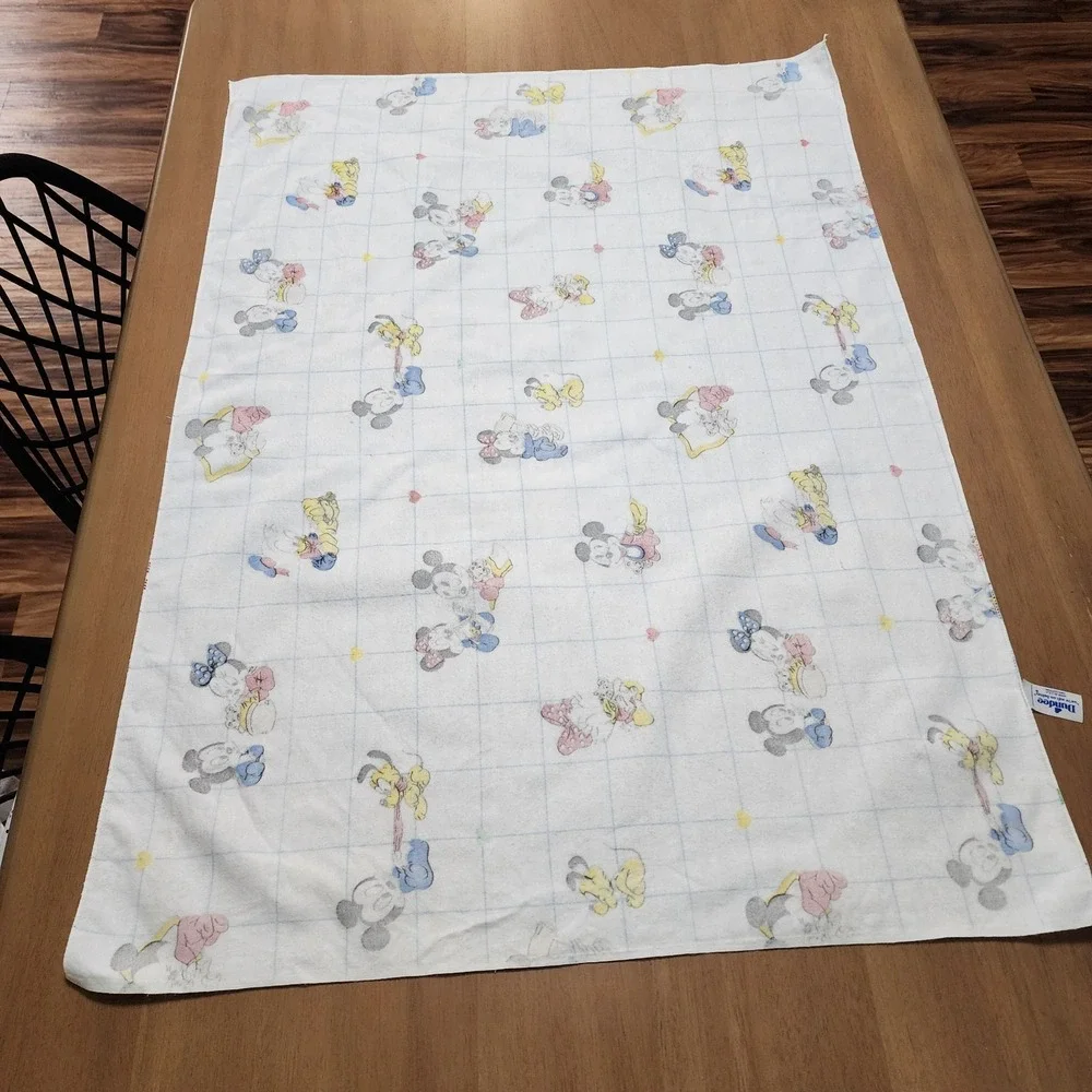 Vintage Dundee Disney Babies Receiving Blanket Primary Colors